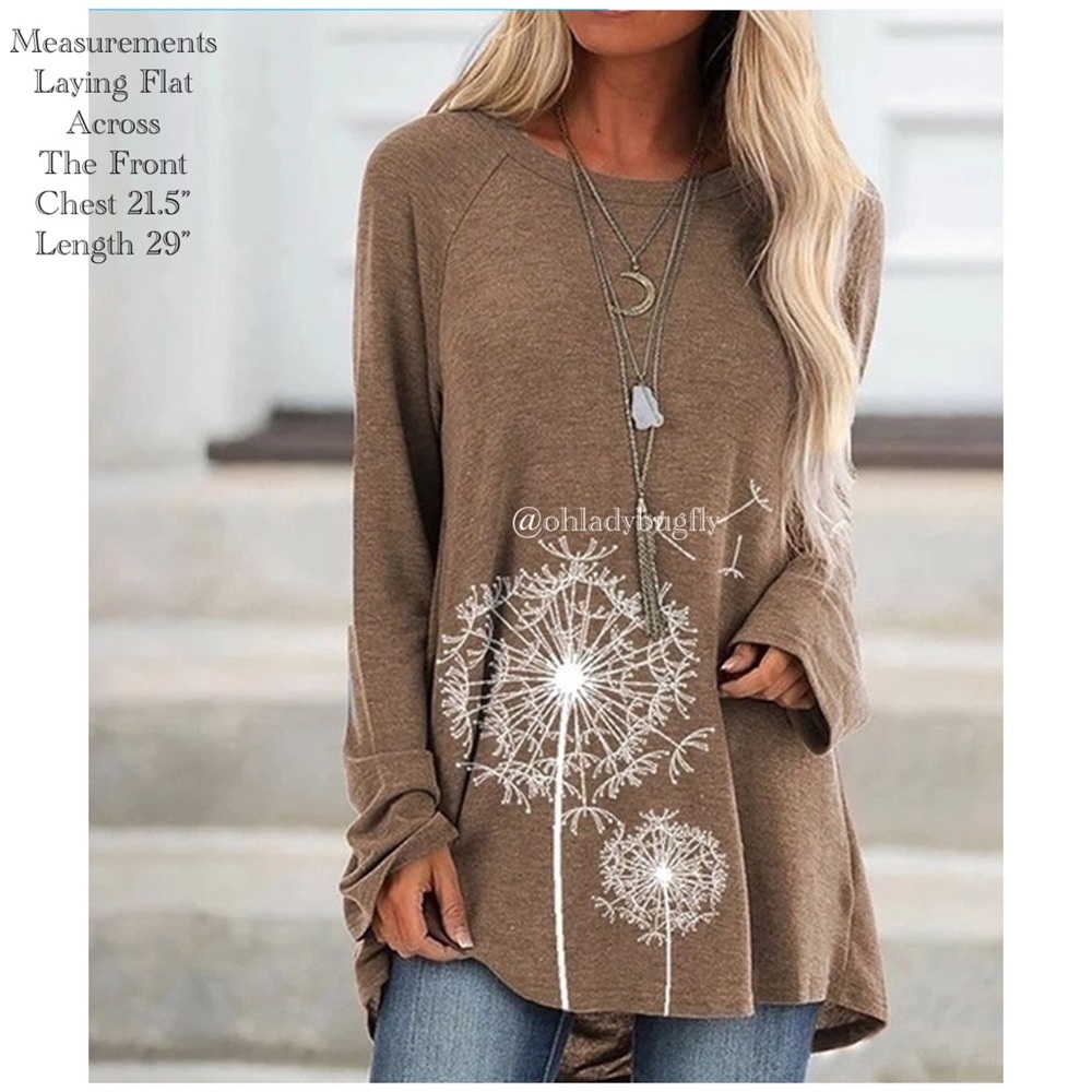 Floral Tunic Adorable Top - Picture 1 of 2